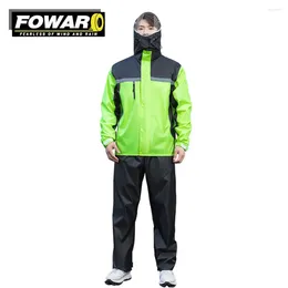 Raincoats Motorcycle Spring And Autumn Rainy Season Night Riding Raincoat Pants Waterproof Split