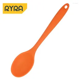 Spoons High Temperature Silicone Can Be Sterilized Security Easy To Grasp Comfortable Wash Kitchen Set Grade Rounded Spoon