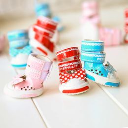 Pet Shoes Dog Sandal Boots Yorkie Maltese Chiwawa Puppy Clothes For Dogs Cats 4 PIECESSET 240428