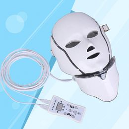 Led Skin Rejuvenation 7 Color Led Light Mask Neck Face Mask Pdt Beauty System Skin Rejuvenation Device