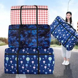 Storage Bags Oxford Cloth Moving Packing Luggage Bag Large-capacity Quilt Clothing Moisture-proof Organizer Travel