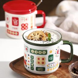 Mugs Vintage Sublimation Porcelain Beautiful Ceramic Cups Creative Mug Afternoon Tea Nordic Copos De Vidro Couple
