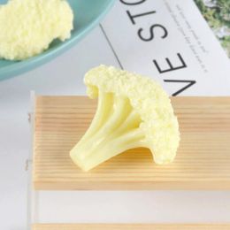 Decorative Flowers Cauliflower Model Simulation Broccoli Artificial Vegetable Fake Slice Faux For Decoration Simulated Lifelike