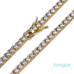 designer bracelets silver gold chain diamond zircon Fashion Jewellery Stainless steel for men 3mm 4mm 5mm chains 7inch 8inch 9inch adult jewellery