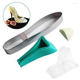 Baking Moulds High Heel Shoes Silicone Fondant Cake Mold Party Mould Decor Tool DIY