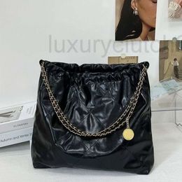 Ch Leather Purse bag designer bag cc tote vintage Shopping bag Chain tote Large Capacity Leather 22bag Garbage bag clutch Shoulder bags purses ladies luxury hand 0ZZH