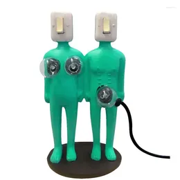 Table Lamps Bedside Night Light Interesting Human Statue Funny Wear-Resistant Resin Lights Desk Lamp For Valentine's Day