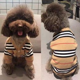 Dog Apparel INS Clothes Winter Pet Sweater Teddy Than Bear Bomei Fighting Uxury Cat Warm