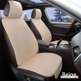 Car Seat Covers 1set Cover Rear Linen Cushion Non Slide Auto Accessories Universal Protector Mat Pad For Four Seasons