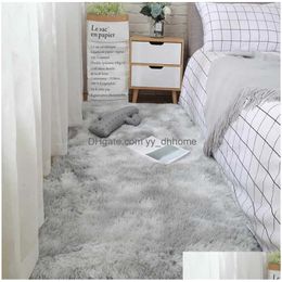 Carpets Gradient Silk Wool Carpet For Living Room And Bedroom Decor Decoration Soft Comfortable Large Area Rug House Decorations Dro Dhkie