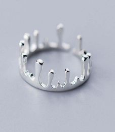 Wedding Rings Fashion Ring Small Open Imperial Crown Ringen Jewelry Female Cool Cute Midi For Women Party Gifts Promise Couples6054102