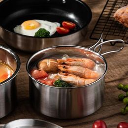 Cookware Sets Cooking Utensils For Camping Accessories Outdoor Set Stainless Steel Pot Skillet Equipment Kitchen Gear Wok Pan