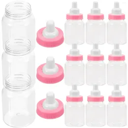 Gift Wrap Besportble Baby Bottles Miniature Plastic Bottle Shower Favor Fillable Candy Box