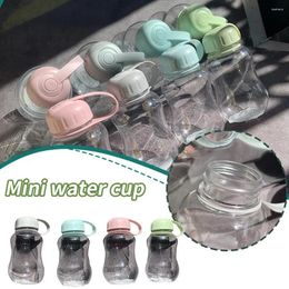 Water Bottles Mini Cup Plastic Bottle Cute Children Small Transparent Portable Female Student Outdoor B3N8