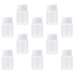 Storage Bottles 30Pcs 15ml/20ml/30ml/50ml/100ml Plastic PET Clear Empty Containers Reagent For Solid Liquid Powder