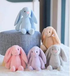 Fedex Easter Bunny Favor 12inch 30cm Plush Filled Toy Creative Doll Soft Long Ear Rabbit Animal Kids Baby Valentines Day Birthday 2093399