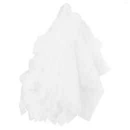 Chair Covers Ruffle Strap Bride Decorations Bridal Shower Sash For Party Wedding Curly