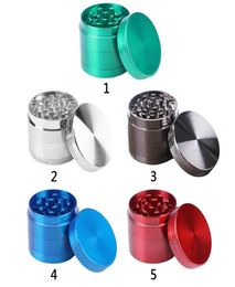 metal ginder 40mm 4 layer tobacco grinder for smoking 5 Colours Zicn alloy cnc teeth Colourful grinders fit dry herb valentines day 4667545