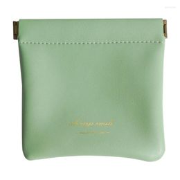 Storage Bags Mini PU Leather Makeup Bag Multipurpose Container Portable Gift Supplies For Indoor Outdoor Traveling Camping