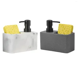 Liquid Soap Dispenser And Sponge Holder For Bathroom Kitchen El