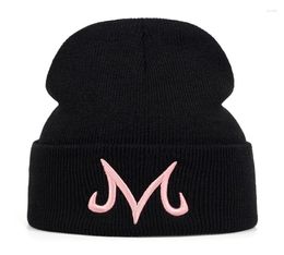 Berets 2022 High Quality Brand Majin Buu Winter Hat Cotton Knitted For Men Women Hip Hop Beanies Cap Hats Bone Garros3262208