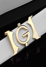 9GljB personalized personality fashion leather casual smooth buckle personalized personality White fashion Men039s leather casu6736580