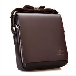 Famous Brand Leather Men Bag Briefcase Casual Business Leather Mens Messenger Bag Vintage Men's Crossbody Bag bolsas male hot sale 268L