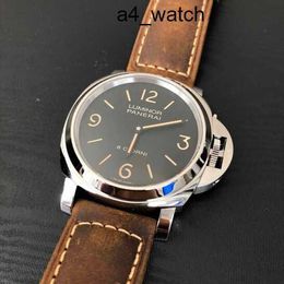 Titanium Wrist Watch Panerai Mens Chronograph Luminor Series 44mm Diameter Eight Day Power Storage Manual Mechanical Famous Watch PAM00914