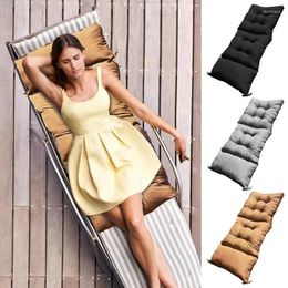 Pillow Patio Chair S Comfortable Outdoor Pad Furniture Long Seat Washable Garden Lounger Mat For Or Indoor