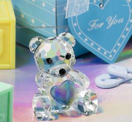 Party Favor 50pcs Crystal Teddy Bear Favors Baby Shower Gift Wedding Keepsakes Souvenirs By DHL