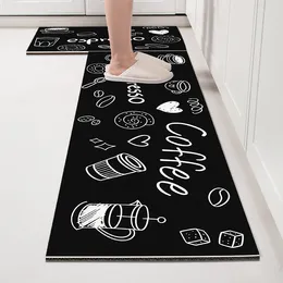 Carpets Kitchen Mat PU Waterproof Oil-Proof Easy Clean Cartoon Geometric Print Decor Carpet Bedroom Blacony Bath Soft EVA Foam Doormat