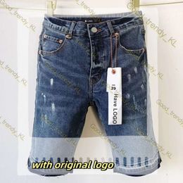 Men's Shorts Casual Men Jeans Motorcycle Purple Jeans Shorts Designer Shorts Straight Short Denim Pant Women Distressed Ripped Biker Blue Jean Shorts Slim Fit 239