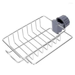 Kitchen Storage Faucet Rack Holder Sink Drain Sponge Shelf Stainless Steel Soap Drainer Basket Organiser For Bathroom Accessory