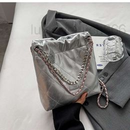 Ch Leather Purse tote designer bag cc bag tote vintage Shopping bag Chain Large Capacity Leather 22bag Garbage bag clutch Shoulder bags purses ladies luxury hand HBO8