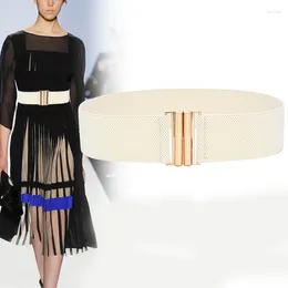 Belts Matching Dresses Sub Ladies Wide Waistband Elastic Belt Versatile Women's Decoration