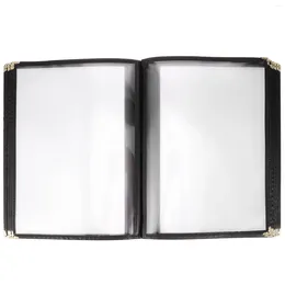 Mugs The Menu Covers Restaurant Display Pad Compact Book Pvc Simple Meal Price Folder