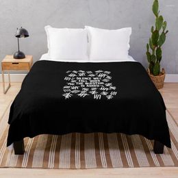 Blankets Silence Asked White Throw Blanket Travel