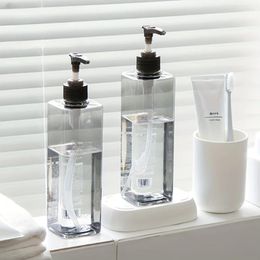 Liquid Soap Dispenser 1 PC Large Capacity Split Bottle 500ml Shampoo Shower Dew Detergent Press On Makeup Removal Hand Wash