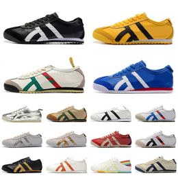 Original Tiger Mexico 66 Lifestyle Running Shoes Woman Men Sneakers Black White Blue Yellow Beige Low Plateforme Trainers Loafer Designer Sneakers