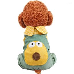 Dog Apparel Clothes Avocado Overalls Fit Small Puppy Pet Cat All Season Cute Costume Fresh & Cool Clothing Coat