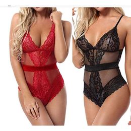 New Fun Underwear Sexy Hollow Out Women's One Piece Underwear