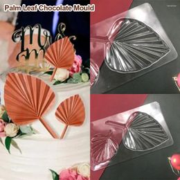 Baking Moulds High Quality Transparent Palm Leaf Chocolate Mould DIY Cake Decorating Fondant Stencil Mould Gifts