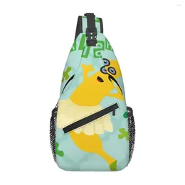 Duffel Bags Hawaian Hula Banana Chest Bag Retro Durable For Office Cross Multi-Style