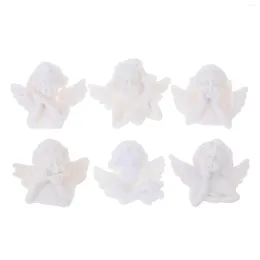 Storage Bottles 60 Pcs Cream Gum Angel Resin Accessories Child Kids Flat Back Beads Crafts Decoration