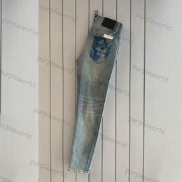 Pantaloni da ricamo in moda jeans