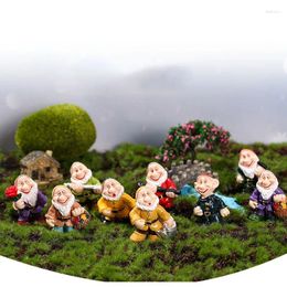 Decorative Figurines 1Pcs Mini Gnomes Statues Miniature Ornaments Flowerpot Garden Decor Accessories