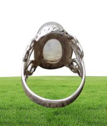 Vintage Big Healing Crystal Rings For Women Boho Antique Indian Moonstone Ring Jewellery Girls Ladies Gifts jz03015185901812677