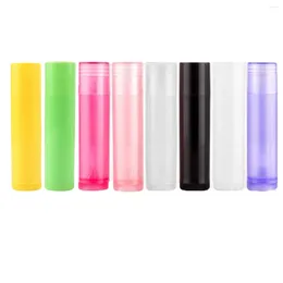 Storage Bottles 10Pcs 5g 5ml Round Lipstick Tube Lip Containers Empty Cosmetic Lotion Container Glue Stick Clear Travel Bottle