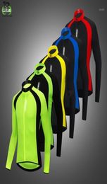 WOSAWE Men039s Breathable Reflective Cycling Jackets Cycle Vest Wind Coat Bicycle MTB Bike Wear Long Sleeve Riding Windbreaker17542127