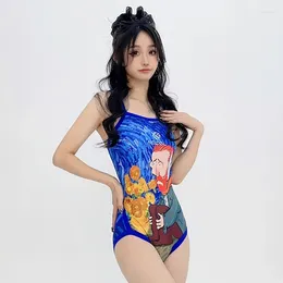 Women's Swimwear Women One Piece Professional Digital Printed WaterProof Surfing SwimSuit Sun Protection Water Sports Quick-Drying Beach